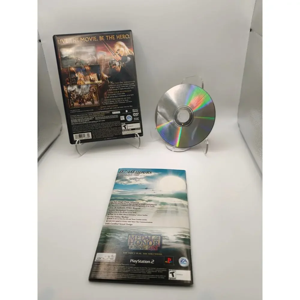 LOTR Return of the King PS2 CIB Complete Manual
